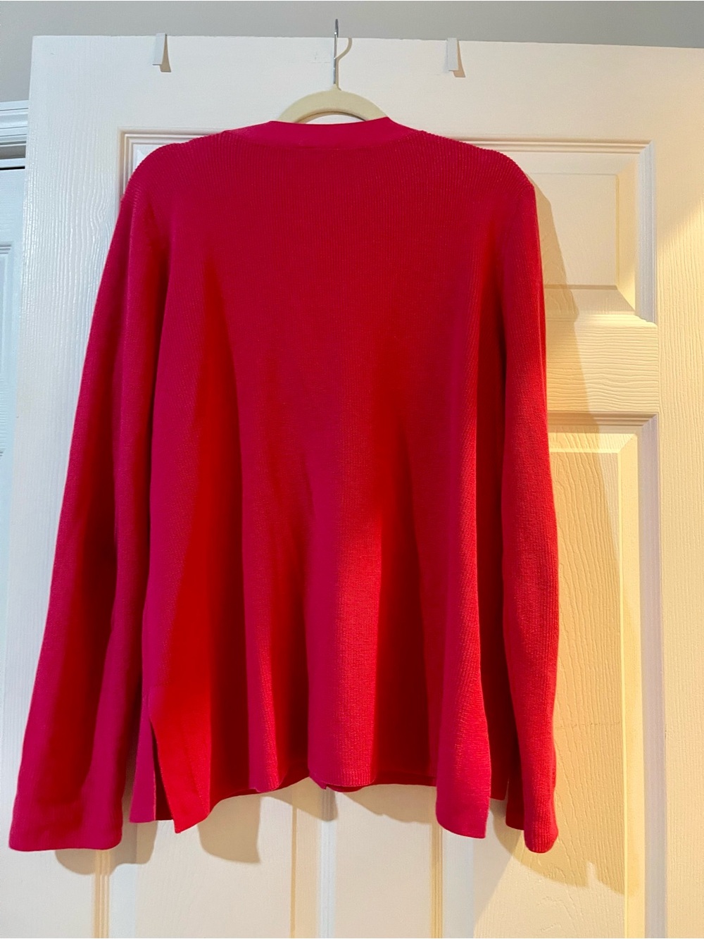 Talbots Pink V-Neck Button Cardigan Sweater - Picture 2 of 7